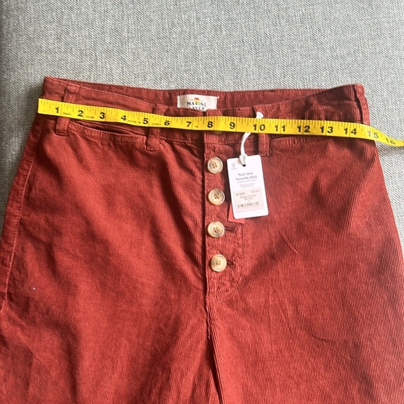 Marine Layer Bridget Cord Barn Red Pants - Picture 12 of 15